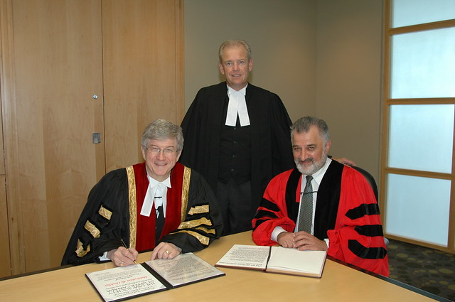 Photograph of call to the Bar ceremony