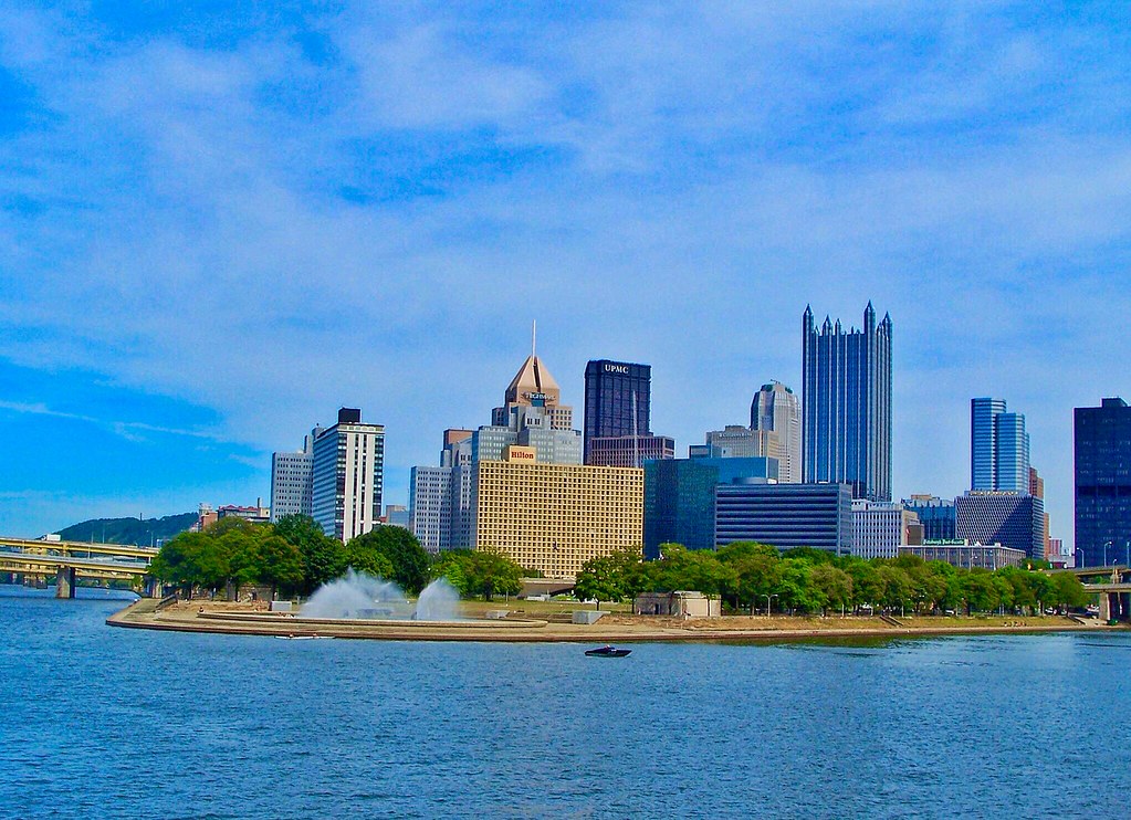Pittsburgh Pennsylvania - Point State Park - Historic District - Fort Pitt - Fort Duquesne