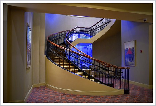 stair hotel frenchlick spiral staircase
