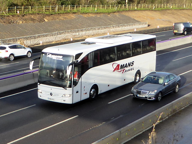 X66 ATL - Mercedes-Benz Tourismo - AmansTravel - M1 at Milton Keynes 08Mar20