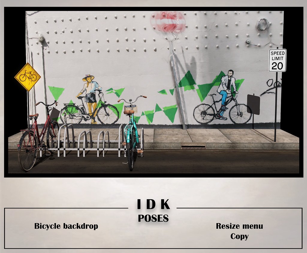 Bicycle backdrop