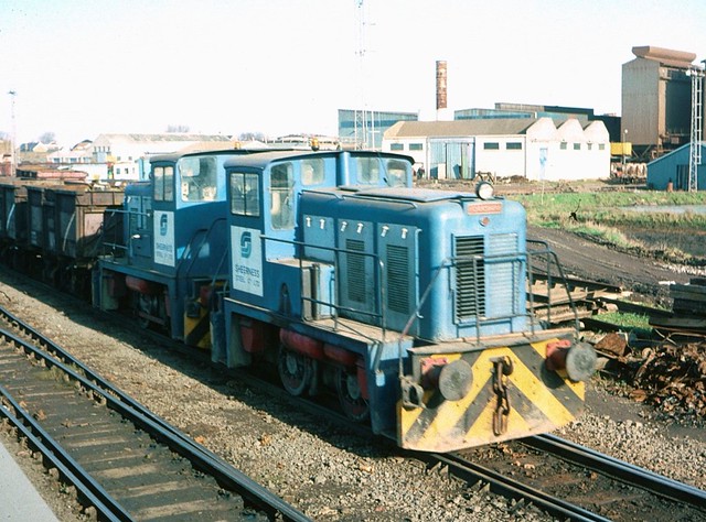 Sheerness Steel Co Ltd sidings in 1977