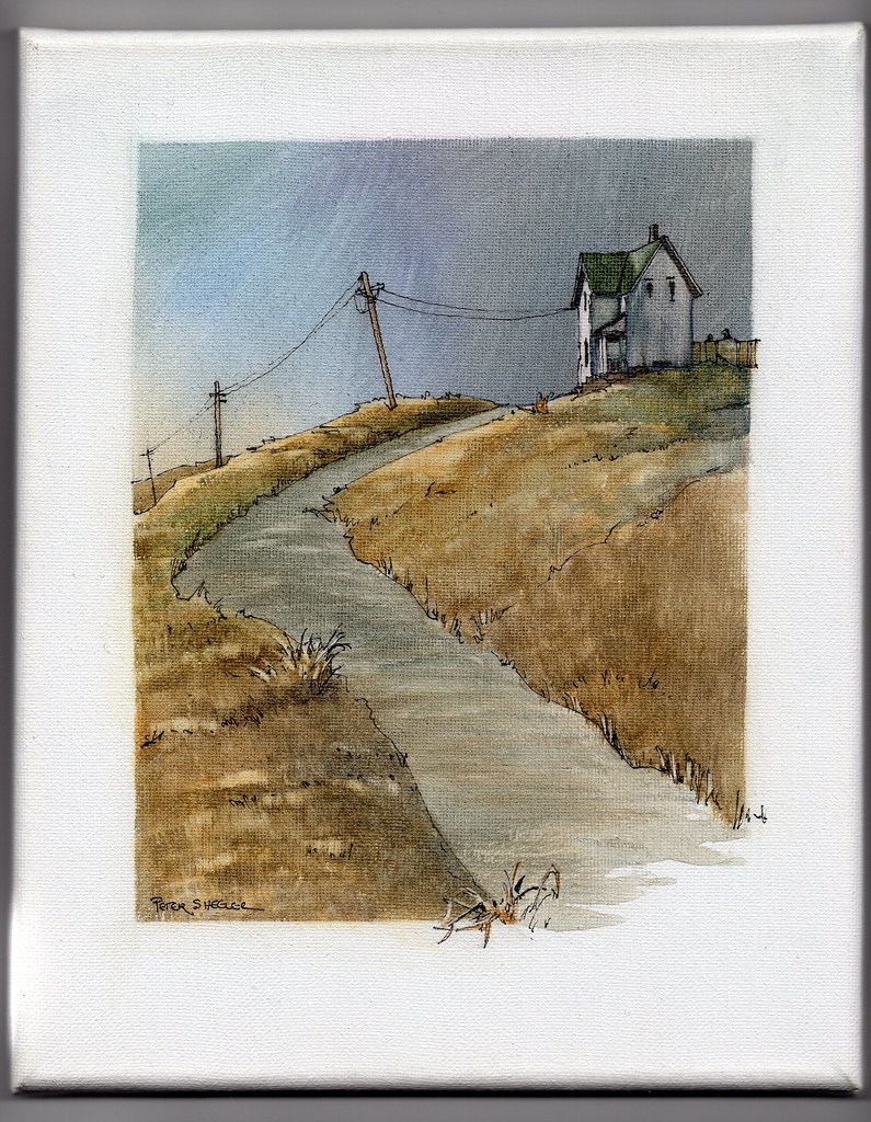 img022 | Watercolor on Canvas 8" x 10" | Peter Sheeler | Flickr