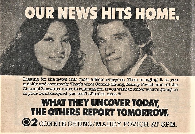 Connie Chung & Maury Povich, KNXT 1977