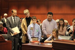 State Representatives Brian Farnen (R-Fairfield) and Laura Devlin (R-Fairfield) joined Fairfield students who spoke before the legislature's Environment Committee on Friday, March 6. The students wanted to participate in the legislative process, which is why they made the trip up to the Legislative Office Building in Hartford.