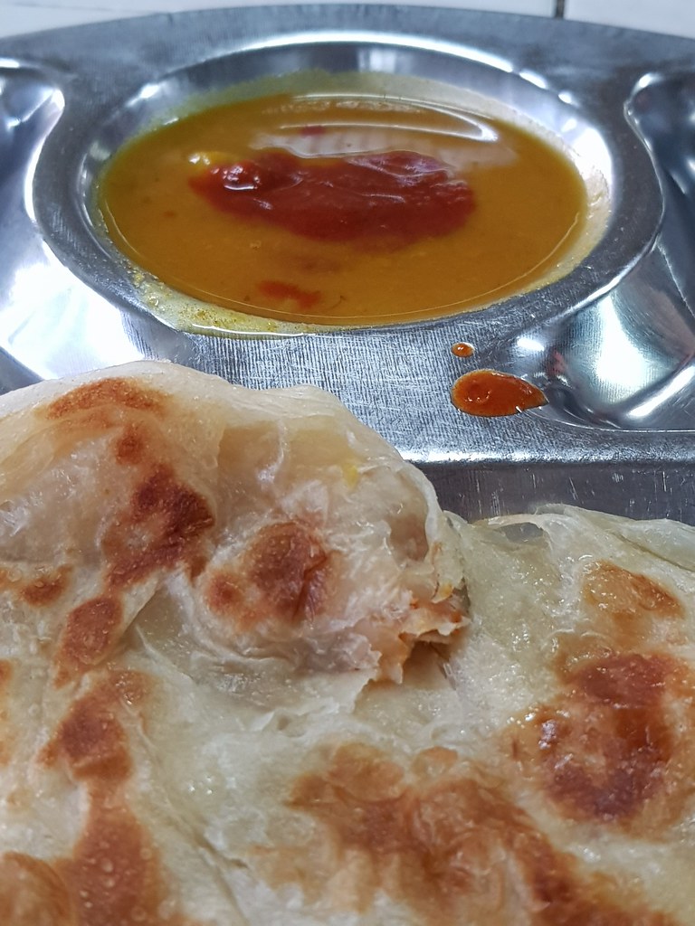 印度煎饼 Roti Chanai rm$1.50 @ Chanai & Chaya Cafe TTDI Market