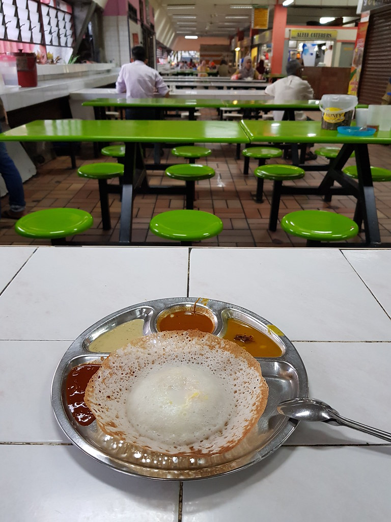 "阿榜"加蛋 Apom Telur rm$3 @ Chanai & Chaya Cafe TTDI Market
