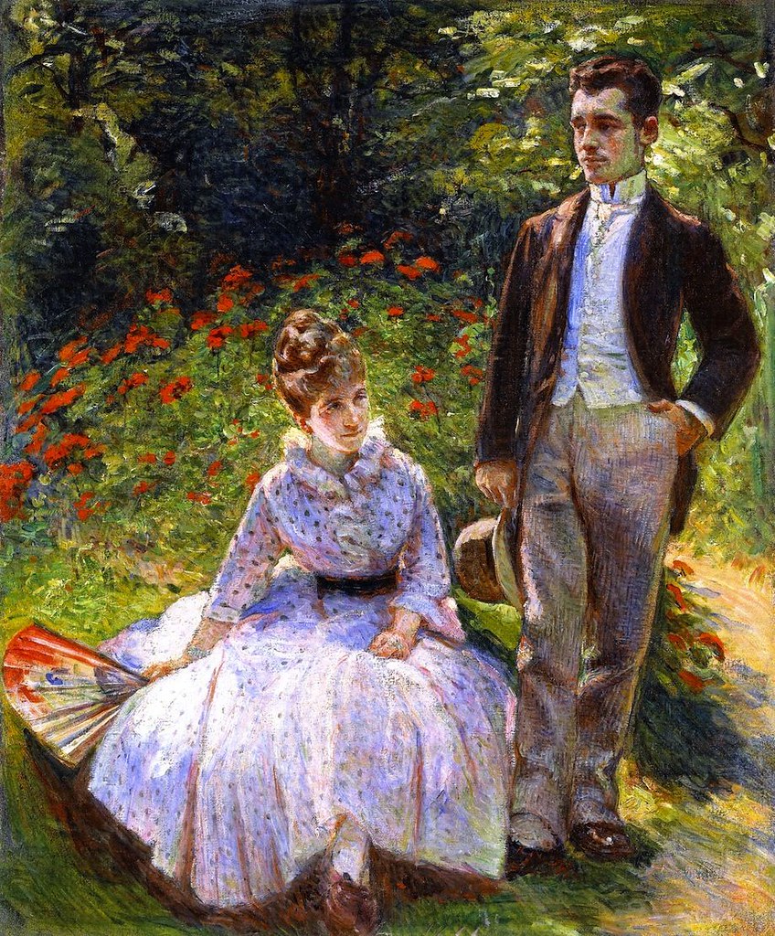 Pierre et sa tante Louise dans le jardin de Sèvres (M Brac… | Flickr