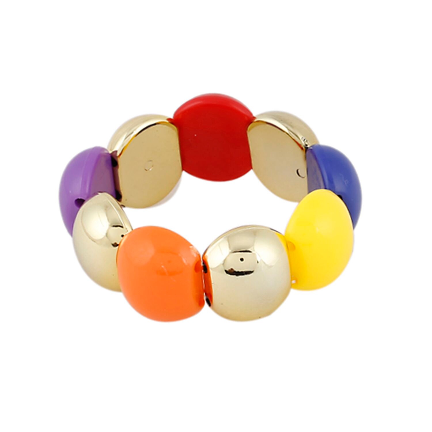 Generic Women's Gold Plated  Charm Bracelet-Multi