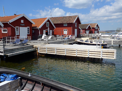 Harbour in Fiskebackskil on the Bohuslan Coast of Sweden