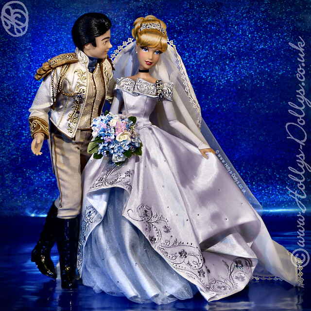 Disney Limited Edition Platinum Cinderella Wedding Doll Se…