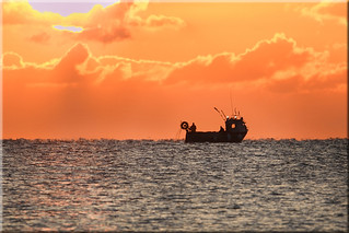 Pesca all'alba - Fishermen at sunrise