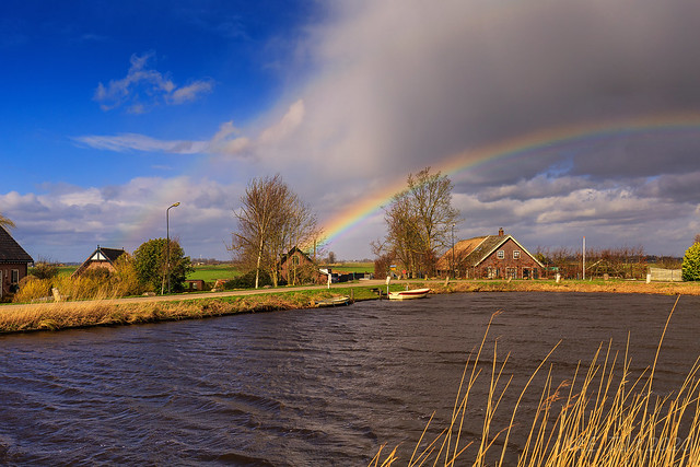 Rainbow @ the dutch landscape