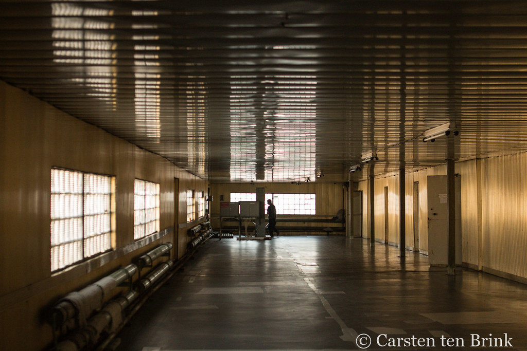 Chernobyl - passageway to the train platform