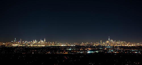 nyc skyline night nighttime newyork manhattan city cityscape landscape downtown