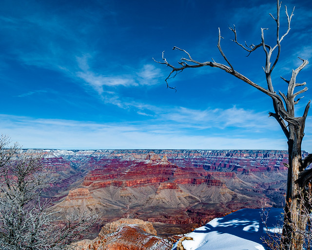 Nature’s art...Grand Canyon in winter.
