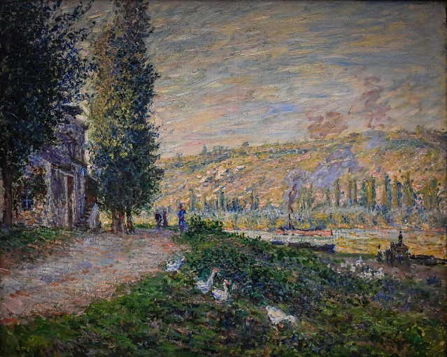 Claude Monet - Banks of the Seine at Lavacourt, 1879 at Galerie Neue Meister - The Albertinum - Dresden Germany