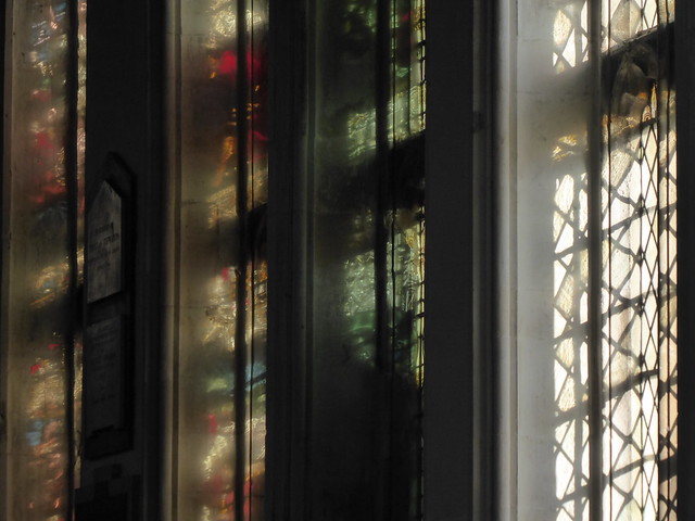 Stained Glass Reflections, Holy Trinity Church, Long Melford, Suffolk