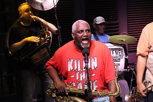 Treme Brass Band - March 13, 2020. Photo by Demian Roberts.