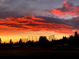 Sunset at the ballpark