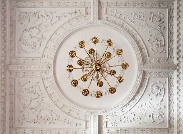 Kings Weston house ceiling plasterwork