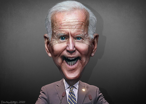 Joe Biden Cartoon Clip Art 'Cartoon Joe Biden 2020' Sticker By Ibruster ...