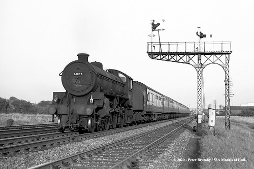britishrailways thompson lner b1 460 61087 steam passenger brough eastyorkshire train railway locomotive railroad