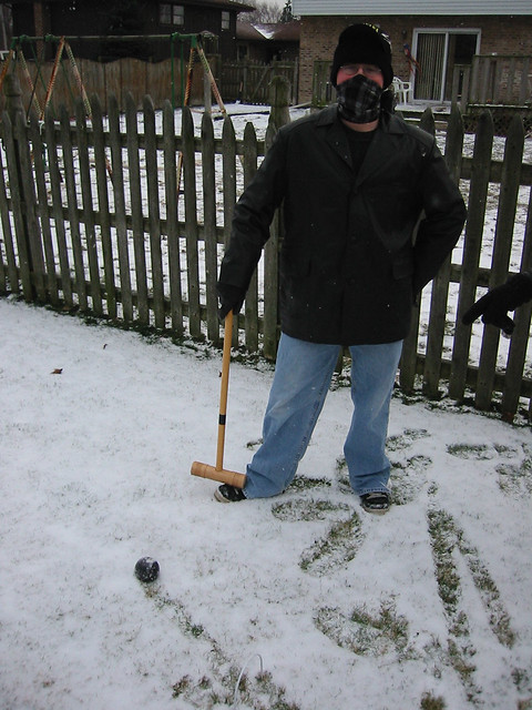 The Punisher in Grandma's backyard, 2001
