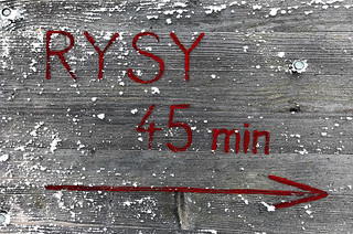 It is short hike from the chalet to Rysy (2499m)