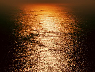 Golden sea in Alanya