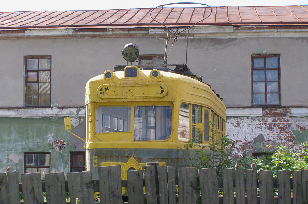 Последний архангельский трамвай, фото 2007-го года. трамваи