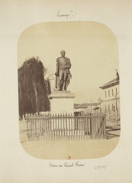 imagen de Eugène  Maunoury del monumento a Ramón Freire en la Alameda de Las Delicias