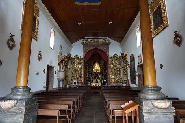 Eglise Matriz, Sao Jorge : Vue intérieure