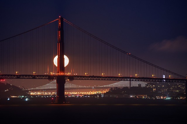 Pierced by the Golden Gate Bridge