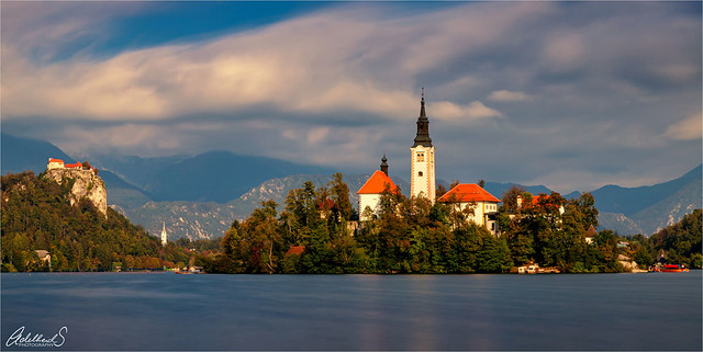Afternoon sun in Bled, Slovenia