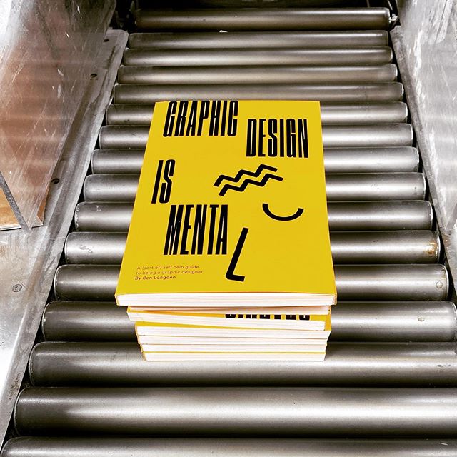 2/3 My book Graphic Design is mental went off to the printers last week - and finally rolled off - I will be starting the process of posting out all the books to everyone has ordered. Thank you for your patience it’s been a long road. But finally it will