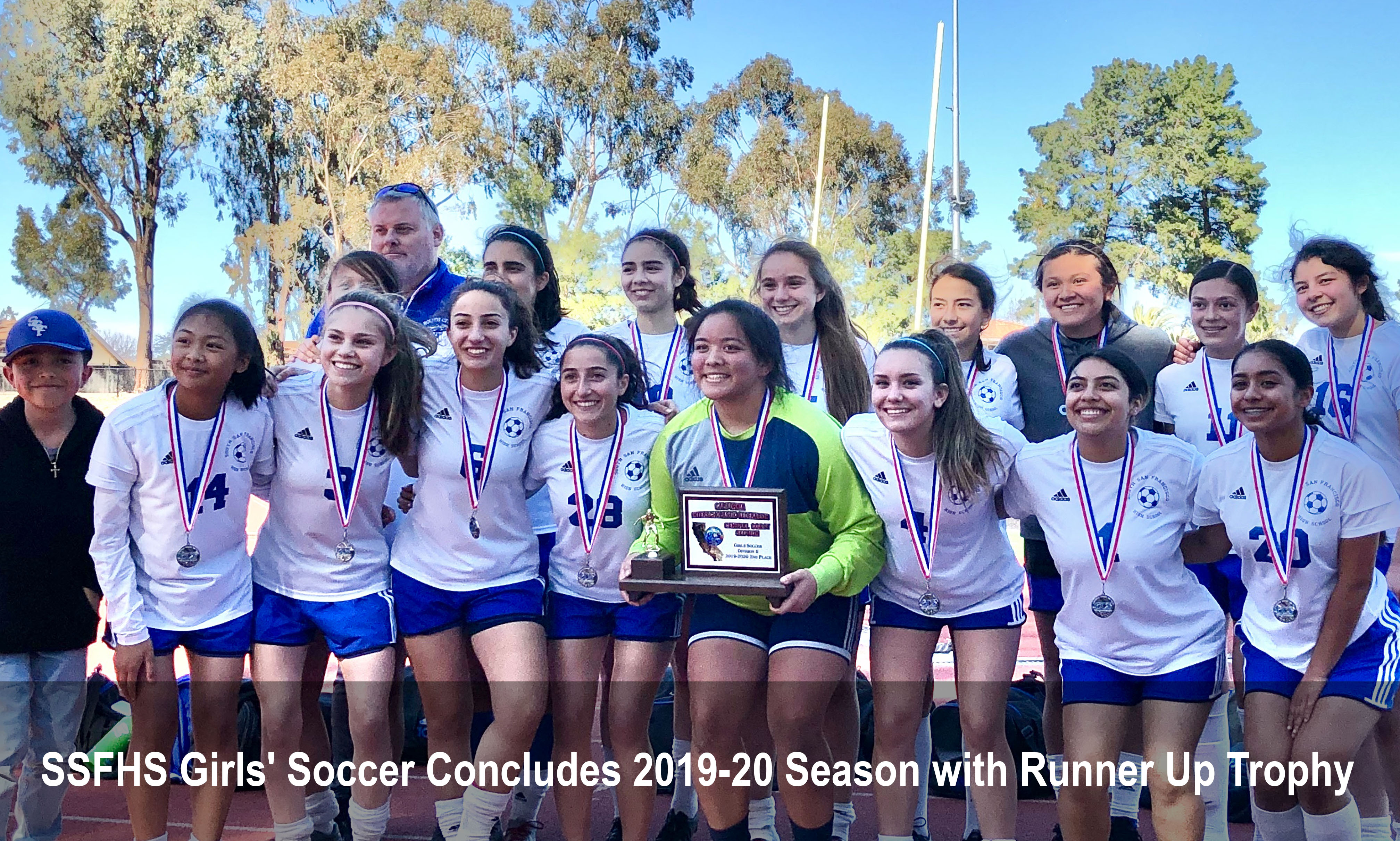 SSFHS Girls' Soccer Closes Out 2019-20 Season with Runner Up Trophy