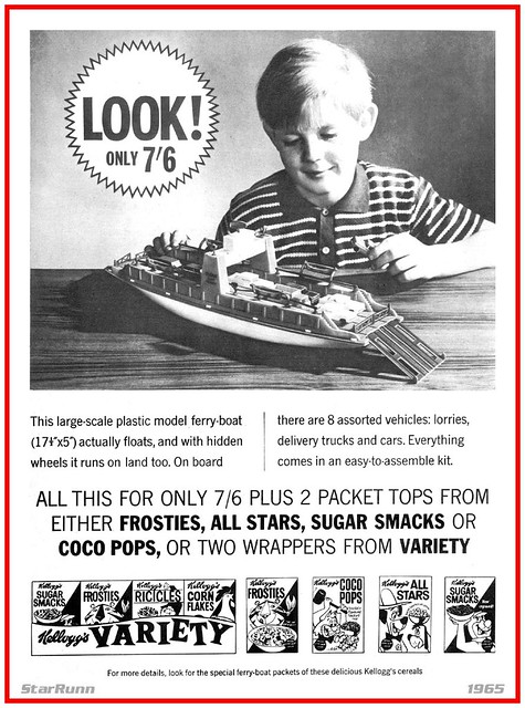 Kellogg's Variety - Ferry-Boat  1965