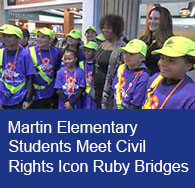 Martin Elementary Students Meet Civil Rights Icon Ruby Bridges