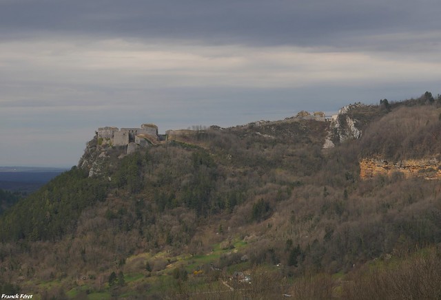 Vue sur le Fort Belin - Salins les Bains - Jura