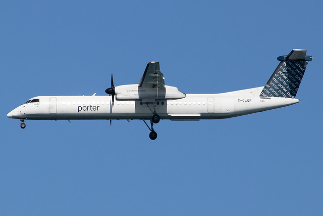 C-GLQF Porter Airlines Dash-8 Q400 Toronto City Airport