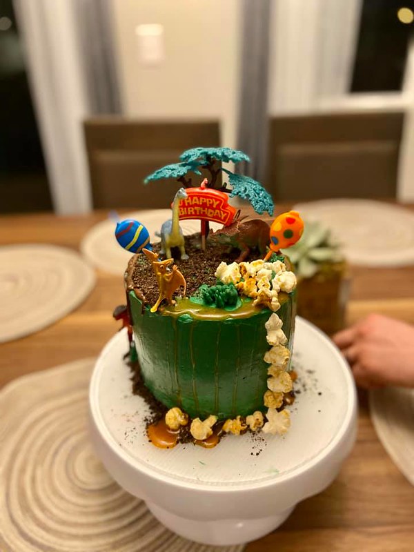 Dinosaur Cake by Ivy's Sweet Spot