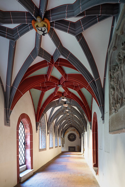 Kreuzgang in der Basilika  St.Vitus Ellwangen