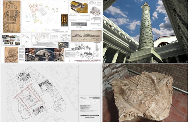 ROMA ARCHEOLOGIA E RESTAURO ARCHITETTURA: Update - The Forum and Temple of Trajan in Rome (2018-20): 