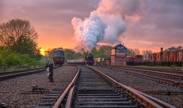 As the sun sets on the GCR, we wait patiently for the railway to open again.