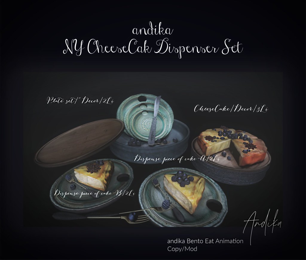 andika Group Gift:Ny CheeseCake Dispenser Set]