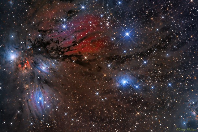 NGC 2170 - NGC 2182 - NGC 2183   – Remarkable faint nebula complex