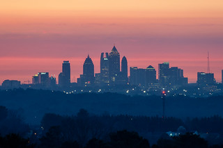 Midtown Atlanta Skyline at Sunrise
