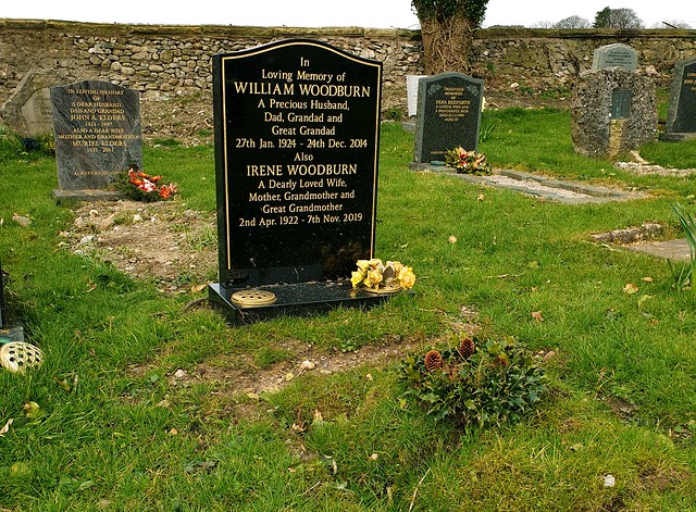 William & Irene Woodburn's Headstone