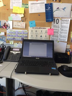 Desk at my CIDE office